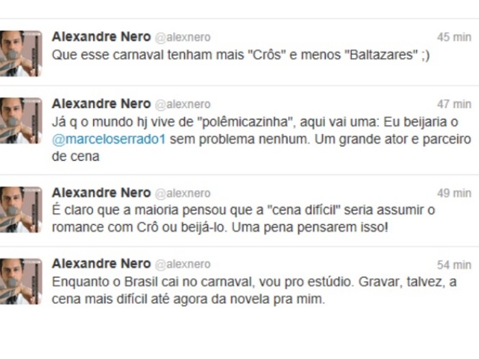 nero no twitter - poster